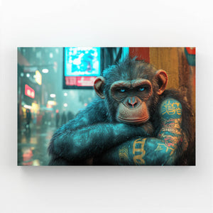 Cyberpunk Monkey Canvas