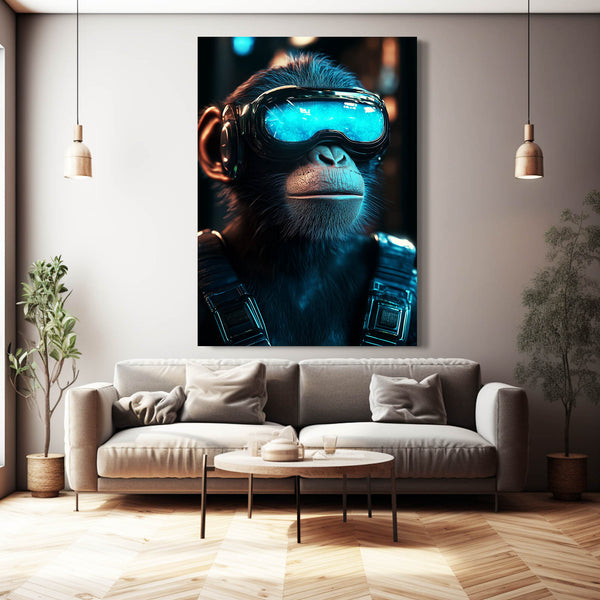 Cyberpunk Monkey Wall Art