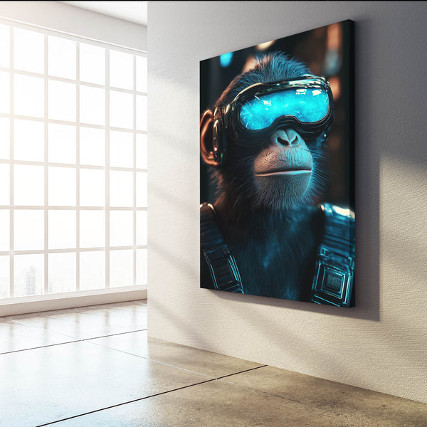 Cyberpunk Monkey Wall Art