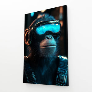 Cyberpunk Monkey Wall Art