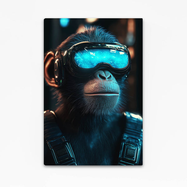 Cyberpunk Monkey Wall Art