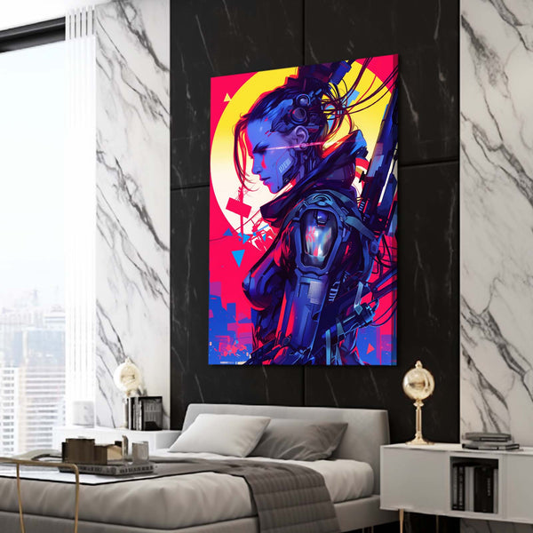 Cyberpunk Sentinel Art | MusaArtGallery™