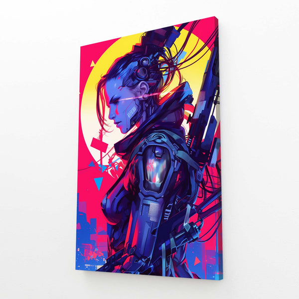 Cyberpunk Sentinel Art | MusaArtGallery™