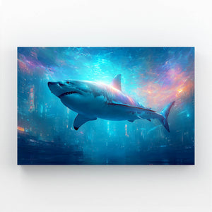 Cyberpunk Shark Art