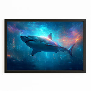Cyberpunk Shark Art