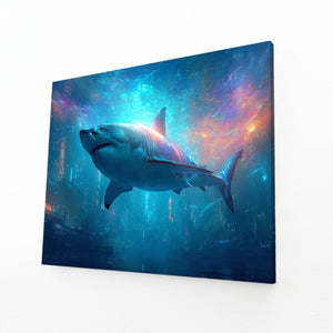 Cyberpunk Shark Art