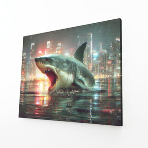 Cyberpunk Shark Artwork