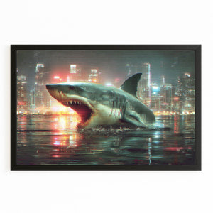 Cyberpunk Shark Artwork
