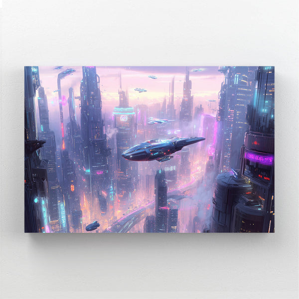 Cyberpunk Skyline Vision | MusaArtGallery™