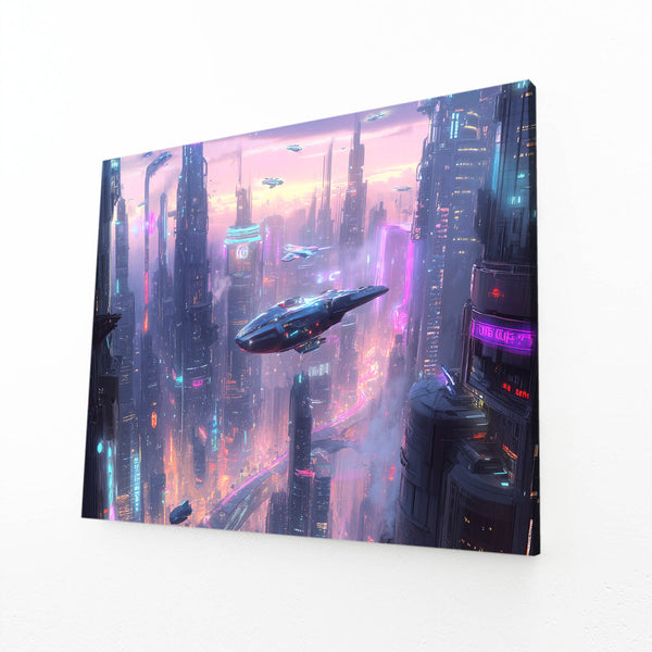 Cyberpunk Skyline Vision | MusaArtGallery™