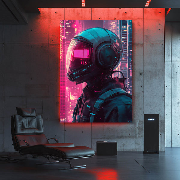 Cyberpunk Urban Sentinel | MusaArtGallery™