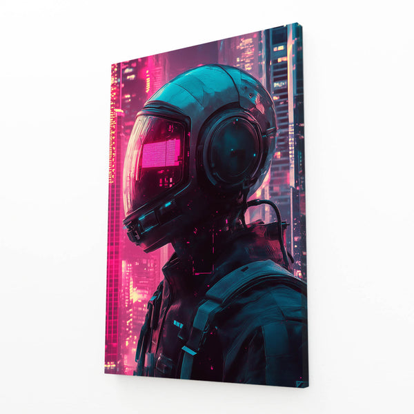 Cyberpunk Urban Sentinel | MusaArtGallery™