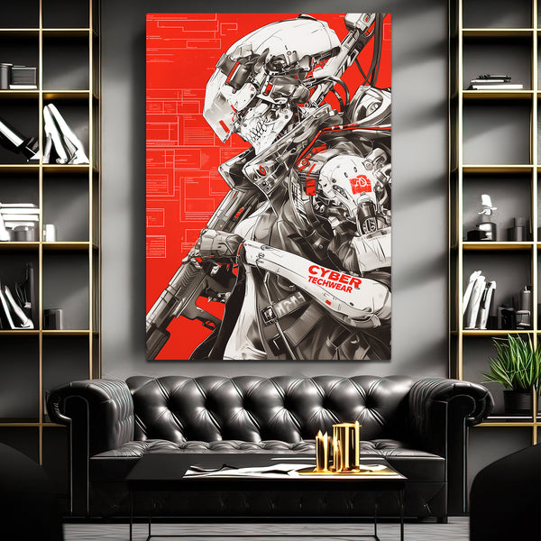 Cyborg Soldier Cyberpunk Art | MusaArtGallery™