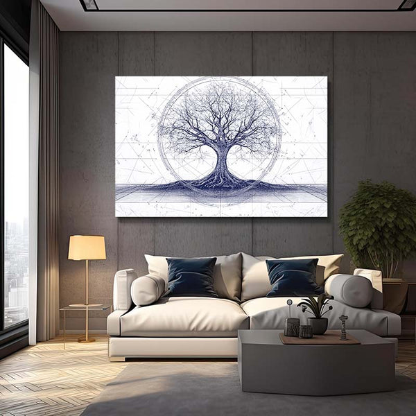 Da Vinci Tree Of Life Wall Art Decor