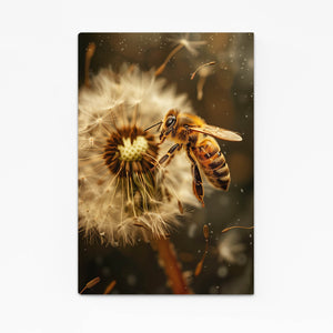 Dandelion Dreams Bee Art | MusaArtGallery™