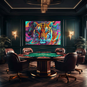 Colored Tiger Art | MusaArtGallery™