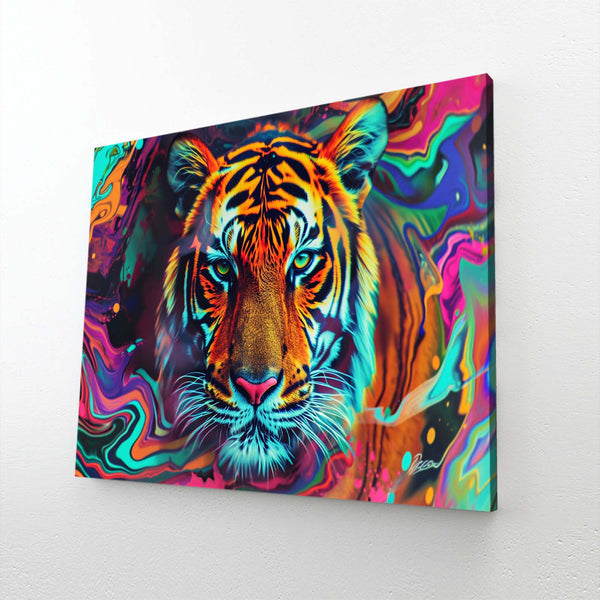 Colored Tiger Art | MusaArtGallery™