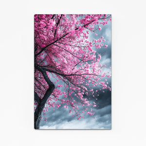 Dark Cherry Blossom Tree Wall Art