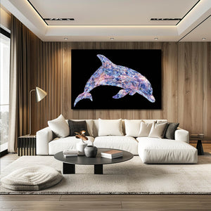 Dark Dolphin Art