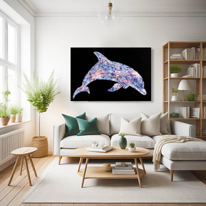 Dark Dolphin Art