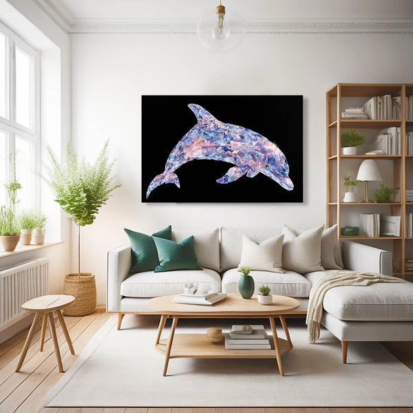 Dark Dolphin Art