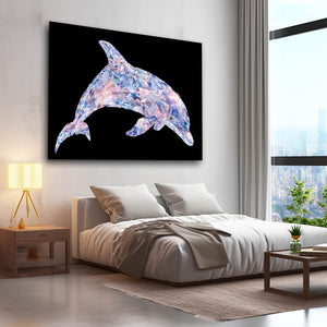 Dark Dolphin Art
