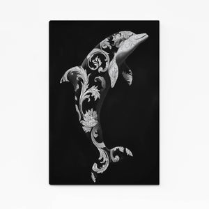 Dark Dolphin Wall Art