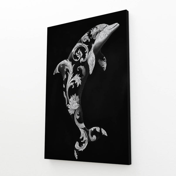 Dark Dolphin Wall Art