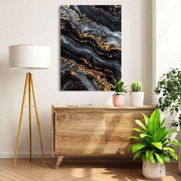 Dark Elegance Abstract Art | MusaArtGallery™