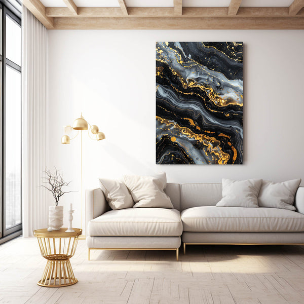 Dark Elegance Abstract Art | MusaArtGallery™