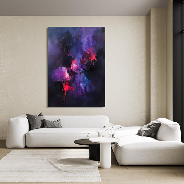 Dark Flame Abstract Art | MusaArtGallery™