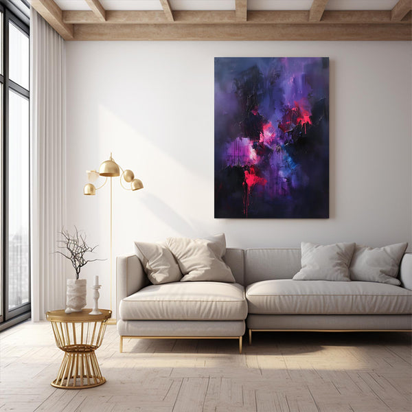 Dark Flame Abstract Art | MusaArtGallery™