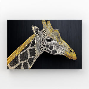 Dark Giraffe Print