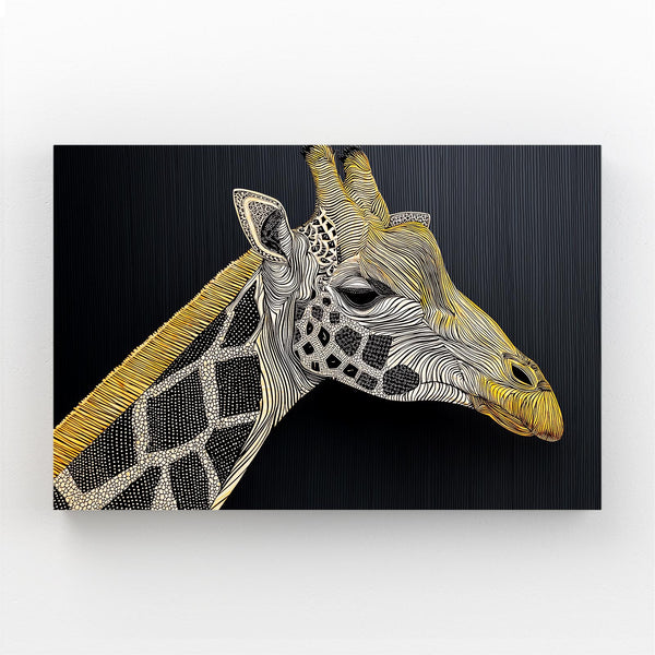 Dark Giraffe Print