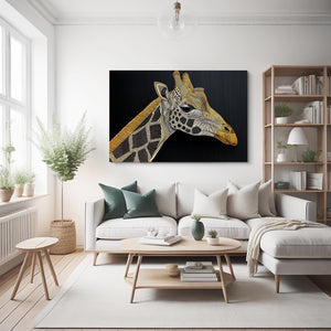 Dark Giraffe Print