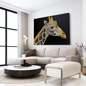 Dark Giraffe Print