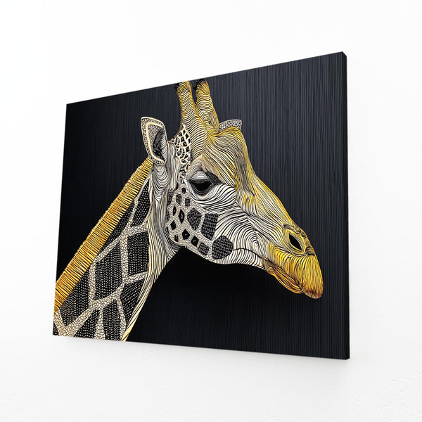 Dark Giraffe Print