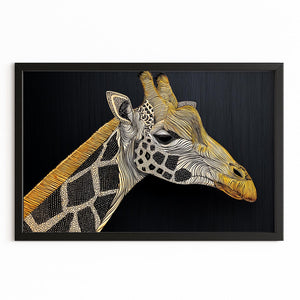 Dark Giraffe Print