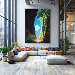 Day Cactus Art Print
