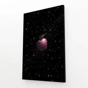 Deep Black Apple Art