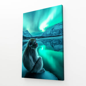 Deep Blue Monkey Art