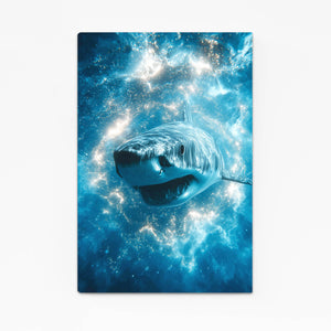 Deep Blue Shark Wall Art
