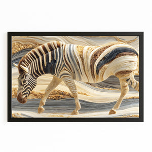 Desert Zebra Wall Decor
