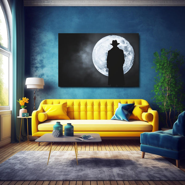 Detective Moon Art  | MusaArtGallery™