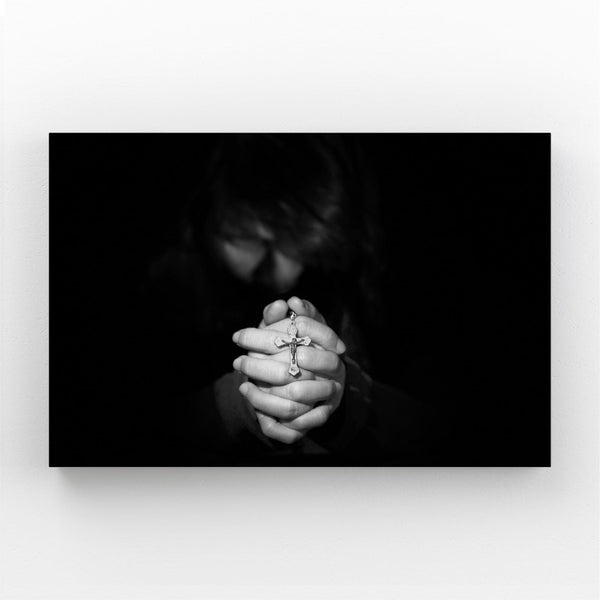 Devoted Prayer Christian Wall Art | MusaArtGallery™