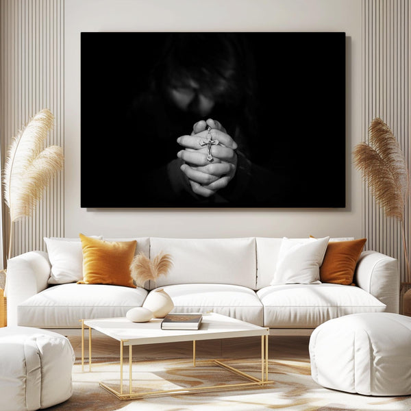 Devoted Prayer Christian Wall Art | MusaArtGallery™