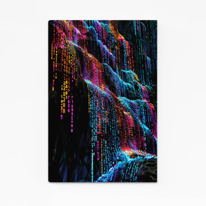 Digital Cascade Cyberpunk Art | MusaArtGallery™