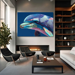 Digital Dolphin Artwork
