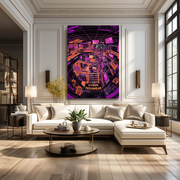 Digital Hive Cyberpunk Art | MusaArtGallery™