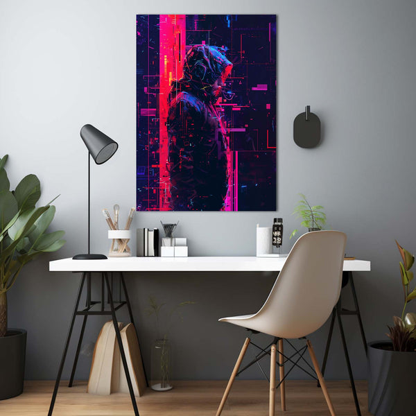 Digital Nomad Cyberpunk Art | MusaArtGallery™